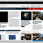 온라인 뉴스룸 운영 - Online Newsroom Concept**

"A clean and modern online newsroom interface on a computer screen, displ...